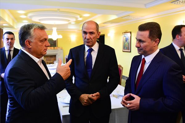 Orbán levitézlett délszláv ellenzéki vezetőkkel találkozott Ohridban