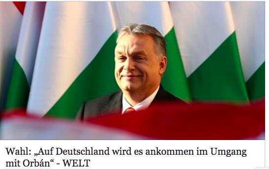 Die Welt: “Orbán egy pitiáner szellem…”