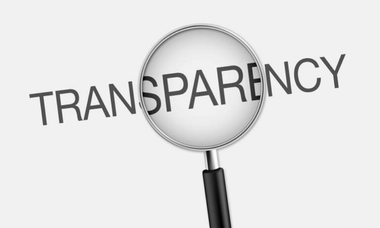 A Transparency félreérti