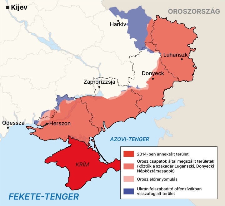 “ Moszkva nem akar több területet elfoglalni Ukrajnában”