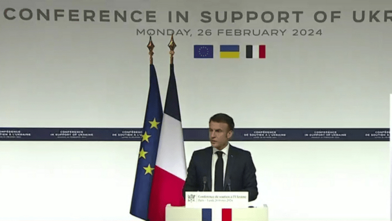 Macron : “nincs egyetértés abban, hogy a Nyugat küldjön-e csapatokat Ukrajnába”