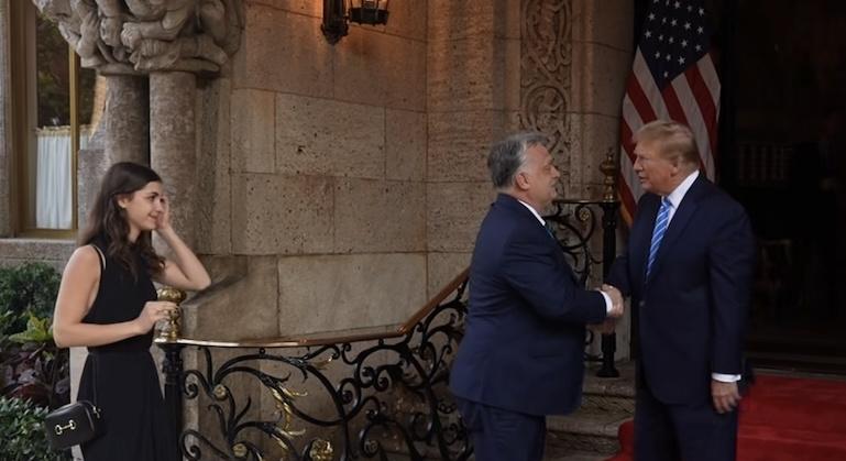 Trump és Orbán Flóra Gucci táskája