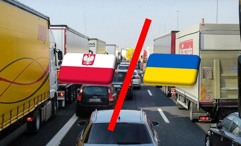 Lengyel-ukrán kamionos ellentét