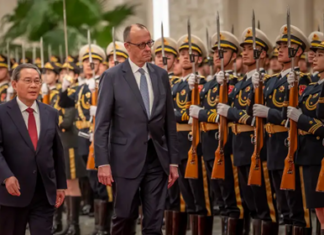 Merz kancellár Pekingben: Kína újra az első a német külkereskedelemben
